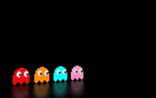 Pacman group pixel art chris - 2 d sprite free wallpaper for desktop