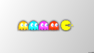 Pacman pixel art game reflection - pixel art free wallpaper