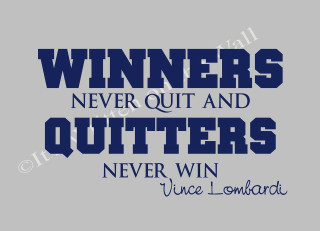 Winners never quitters win twice - art fitzpatrick free wallpaper