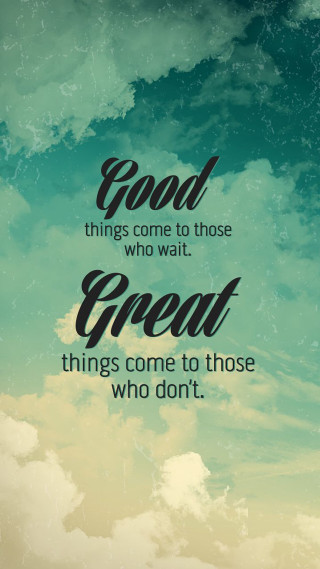 Quote blue sky clouds background 3 - a blue sky free wallpaper for mobile