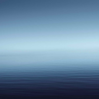 Lone boat calm ocean blue - calm free wallpaper