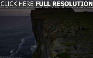 Cliff ocean background click here - text free wallpaper for desktop