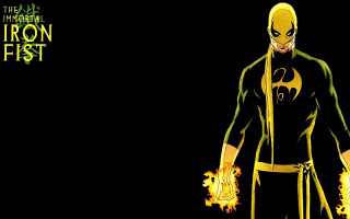Man yellow black costume fireball - andrew robinson free wallpaper for desktop