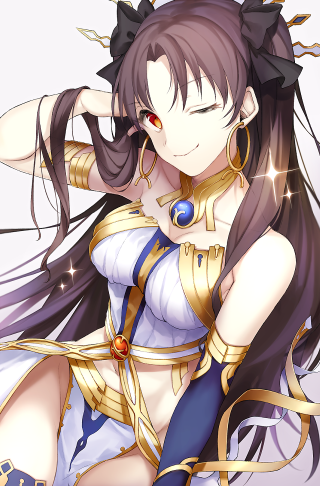 Woman long hair blue outfit - epsylon point free wallpaper for mobile