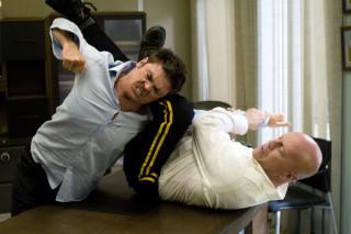 Two men trick table room - a table together free wallpaper