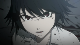 Black hair red eyes serious - black hair free wallpaper