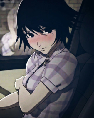 Woman sitting car arm crossed - her arm free wallpaper for mobile