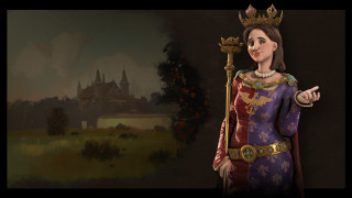 Woman purple dress castle golden - golden free wallpaper