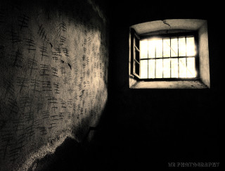 Dark room window writing corner - matte painting concept art free wallpaper for desktop