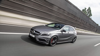 Mercedes cla driving road blurry - a road free wallpaper for desktop