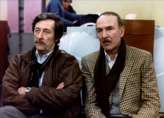 Two men sitting room cabinets - bernard meninsky free wallpaper