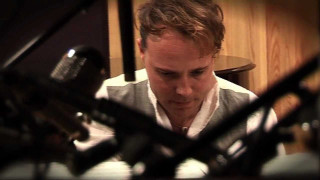 Man sitting microphone recording studio - a pen free wallpaper