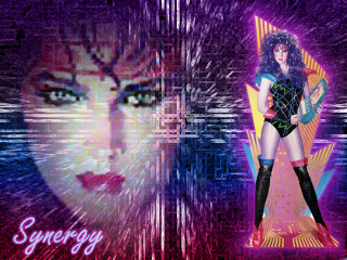 Woman guitar picture synergy background - energetic free wallpaper