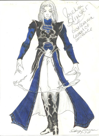 Woman blue white dress sword 2 - fabien charuau free wallpaper for mobile