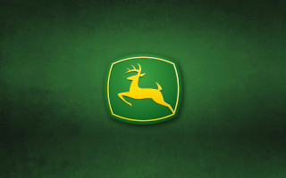 Green yellow logo deer background - douglas shuler free wallpaper
