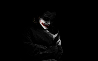 Joker dark room hands folded - the joker free wallpaper