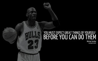Basketball player inspirational quote monochrome - a basketball player free wallpaper