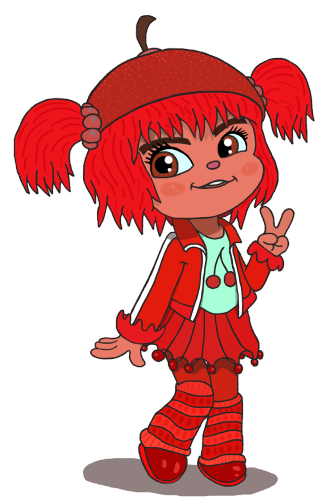 Cartoon girl red hair red 2 - charly amani free wallpaper for mobile