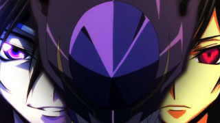 Anime characters red eyes purple - menacing free wallpaper