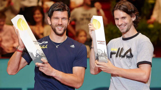 Men holding tennis balls boxes - viennese actionism free wallpaper