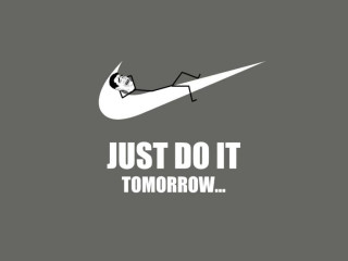 Man falling nike just do - daarken free wallpaper