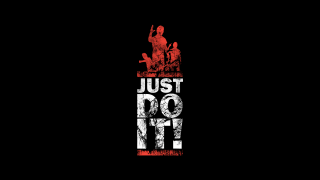 Just do it silhouette black - banksy free wallpaper for desktop