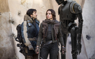 Man woman robot alleyway suit - a man and a woman free wallpaper for desktop