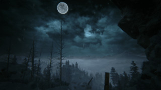 Full moon snowy forest night 2 - arkhip kuindzhi free wallpaper
