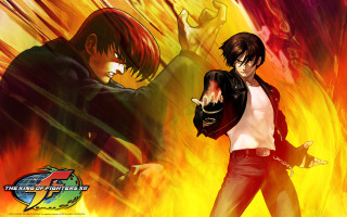 Anime characters fire background flames 2 - flame free wallpaper