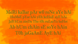 Yellow orange background quote middle - a quote free wallpaper for desktop