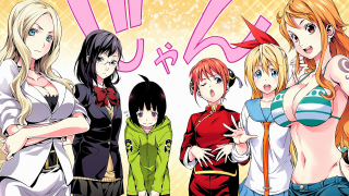 Anime girls arms crossed backs - their arm free wallpaper