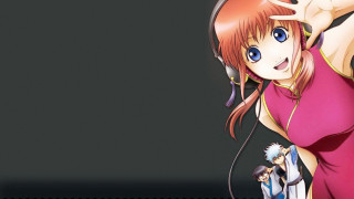 Girl headphones pink dress holding - headphone free wallpaper for desktop