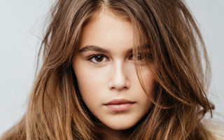 Woman long hair white shirt 30 - free portrait wallpaper for desktop