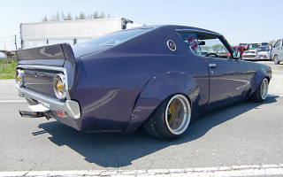 Purple car parking lot sky - a purple car free wallpaper for desktop