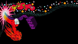 Colorful clown box firework fun - albert irvin free wallpaper