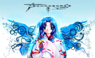 Blue haired woman white dress - blue hair free wallpaper for desktop