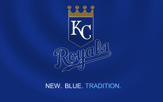 Blue background kansas royals crown - new free wallpaper for desktop