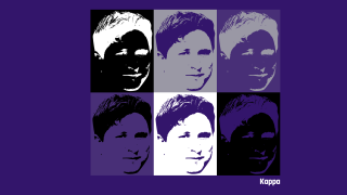 Colored faces expressions group people - suprematism free wallpaper