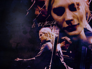 Creepy woman knife man knife - her hand and a man free wallpaper