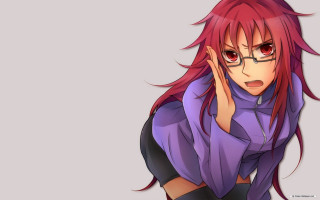 Woman red hair glasses hand 2 - red hair and glasses free wallpaper