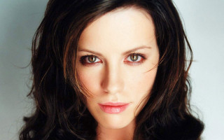 Woman black shirt long hair - tachisme free wallpaper