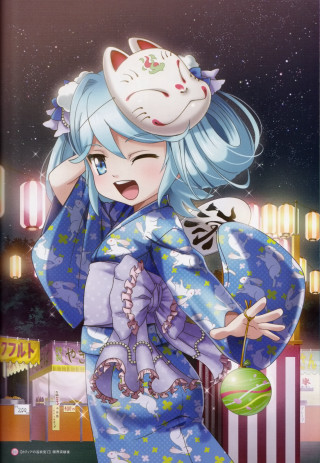 Woman blue dress holding cat - her head and a cat free wallpaper for mobile