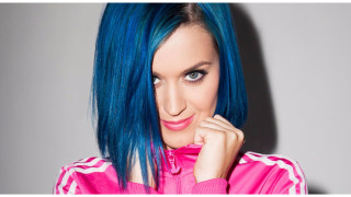 Blue hair pink jacket woman - a pink jacket free wallpaper