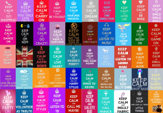 Keep calm collage net art - a collage free wallpaper