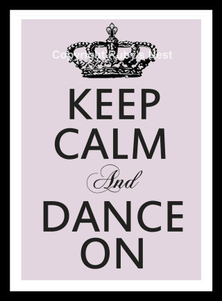 Keep calm dance pink crown 2 - calm free wallpaper for mobile