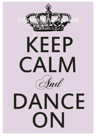 Keep calm dance pink crown - calm free wallpaper for mobile