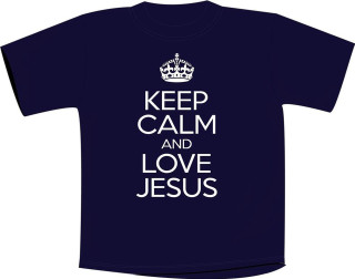Keep calm love jesus navy - jesus free wallpaper