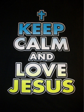 Keep calm love jesus cross - constant free wallpaper