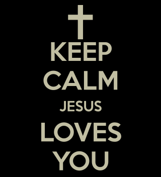 Cross jesus keep calm black - free love wallpaper for tablet