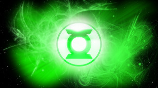 Green lantern logo smoke stars - a white circle free wallpaper